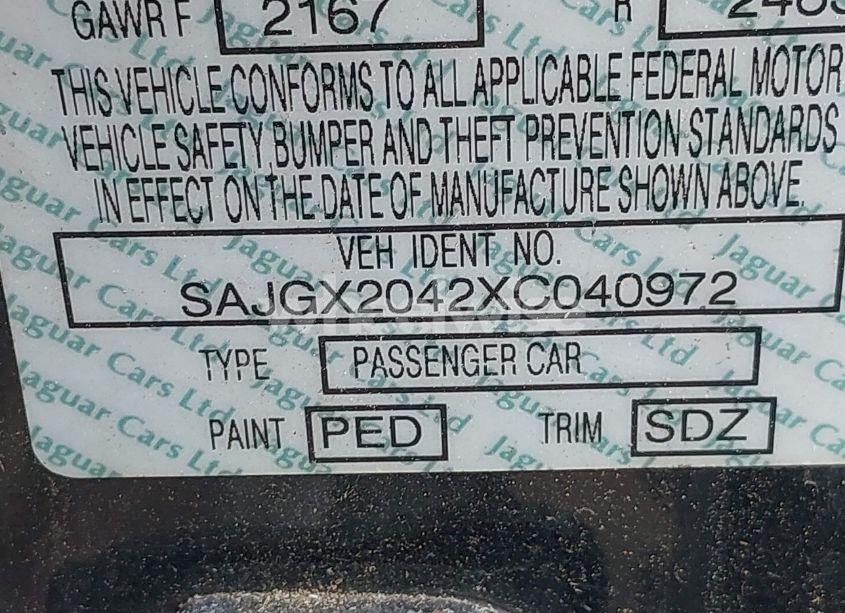 Photo 9 of 1999 Jaguar Xk8 (VIN SAJGX2042XC040972)
