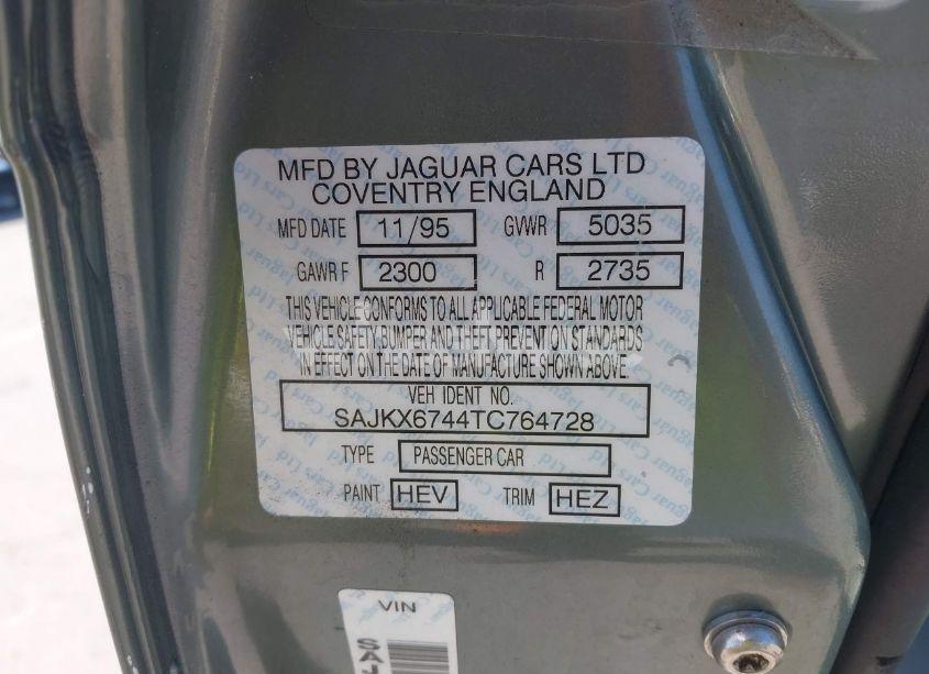 Photo 9 of 1996 Jaguar Vandenplas N/A (VIN SAJKX6744TC764728)