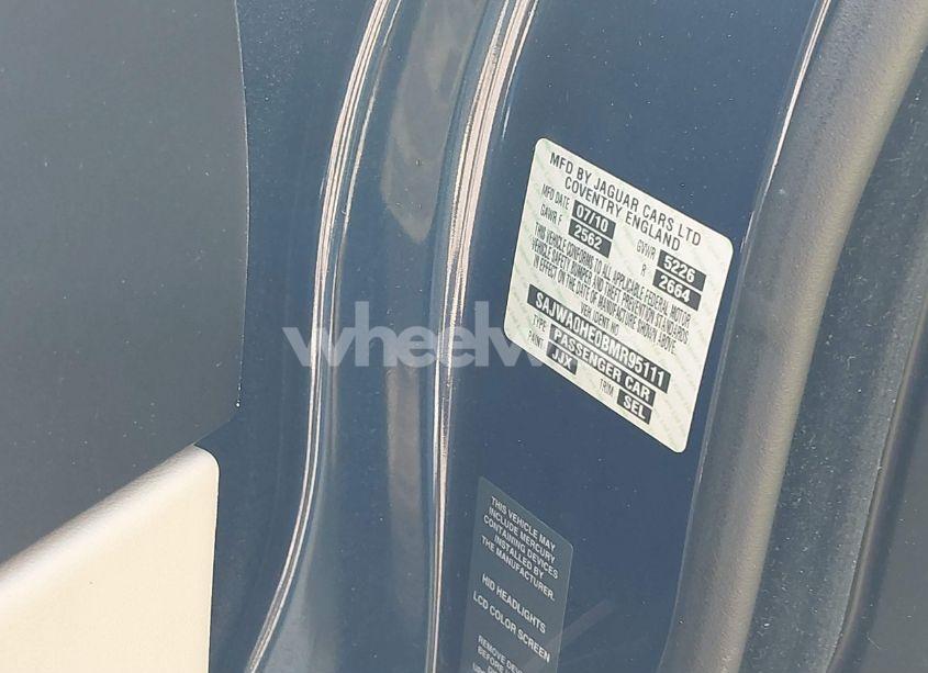 Photo 9 of 2011 Jaguar Xf SUPERCHARGED (VIN SAJWA0HE0BMR95111)