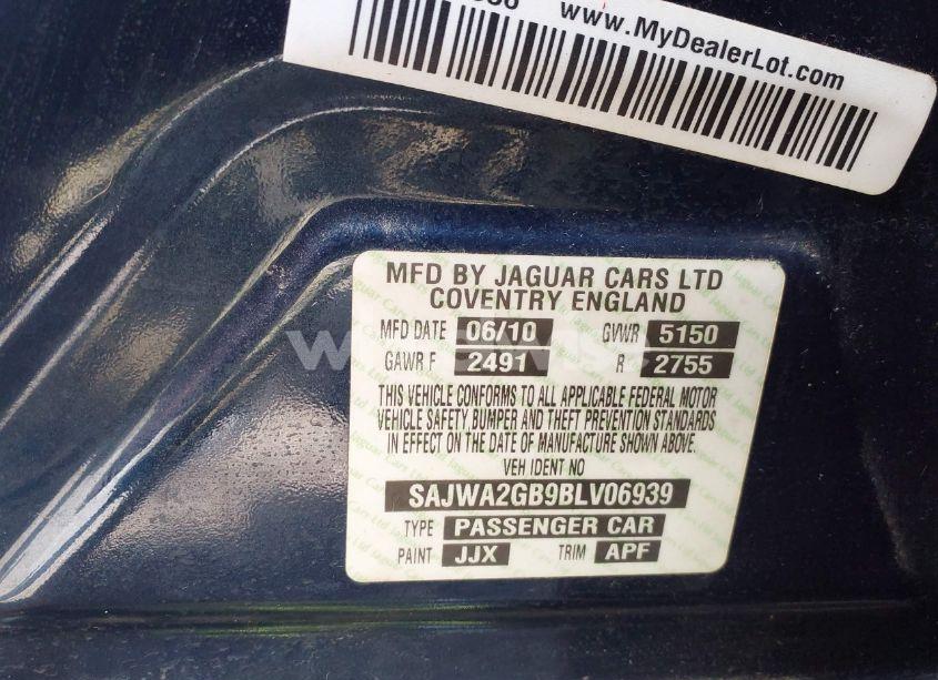 Photo 9 of 2011 Jaguar Xj XJL (VIN SAJWA2GB9BLV06939)