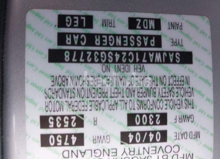 Photo 9 of 2004 Jaguar Xj XJ8 (VIN SAJWA71C24SG32778)