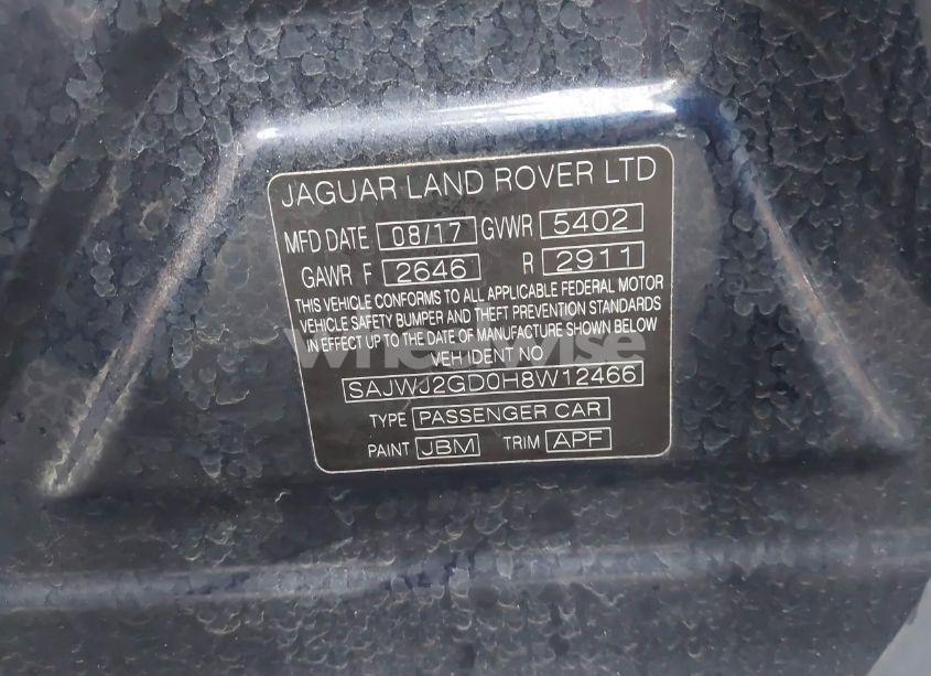 Photo 9 of 2017 Jaguar Xj (VIN SAJWJ2GD0H8W12466)
