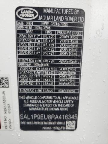 Photo 3 of 2024 LAND ROVER RANGE ROVER SPORT SE (VIN SAL1P9EU8RA416345)