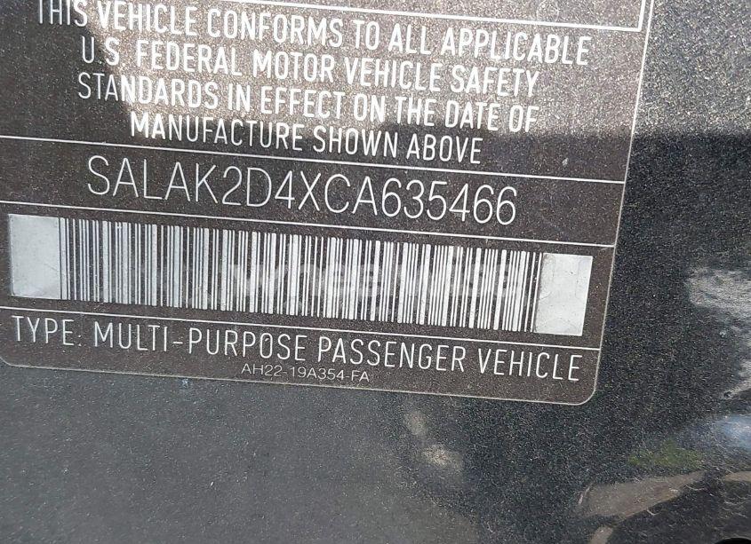 Photo 9 of 2012 Land Rover LR4 (VIN SALAK2D4XCA635466)