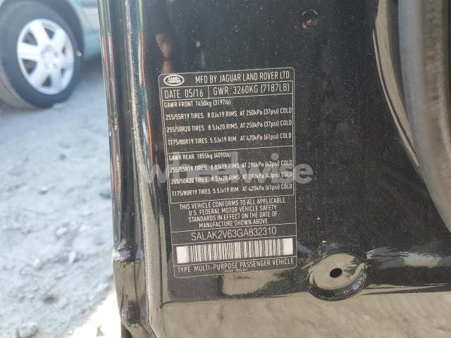 Photo 10 of 2016 LAND ROVER LR4 HSE LUXURY (VIN SALAK2V63GA832310)