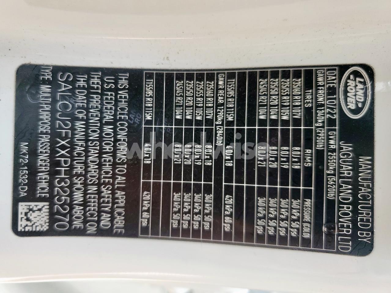 Photo 13 of 2023 LAND ROVER DISCOVERY SPORT S (VIN SALCJ2FXXPH325270)