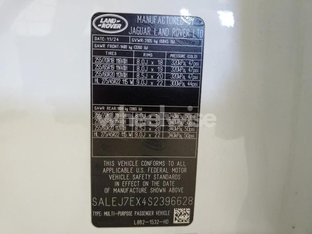 Photo 10 of 2025 LAND ROVER DEFENDER 110 S (VIN SALEJ7EX4S2396628)