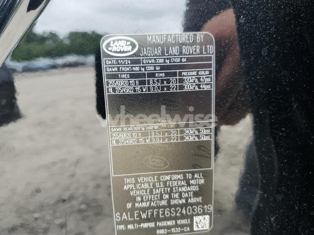 Photo 6 of 2025 LAND ROVER DEFENDER 130 N/A (VIN SALEWFFE6S2403619)