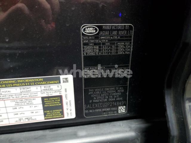 Photo 10 of 2023 LAND ROVER DEFENDER 110 X (VIN SALEXEEU2P2148491)