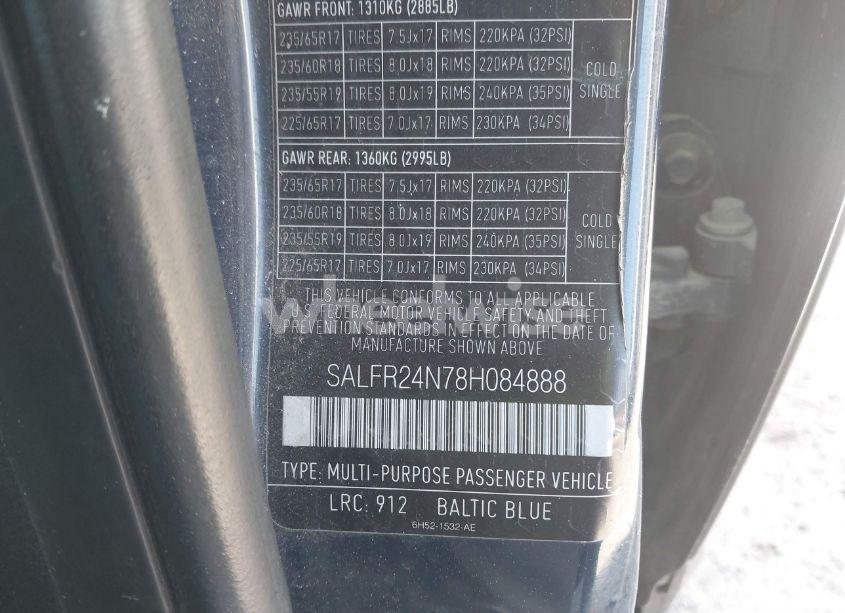 Photo 9 of 2008 Land Rover LR2 HSE (VIN SALFR24N78H084888)