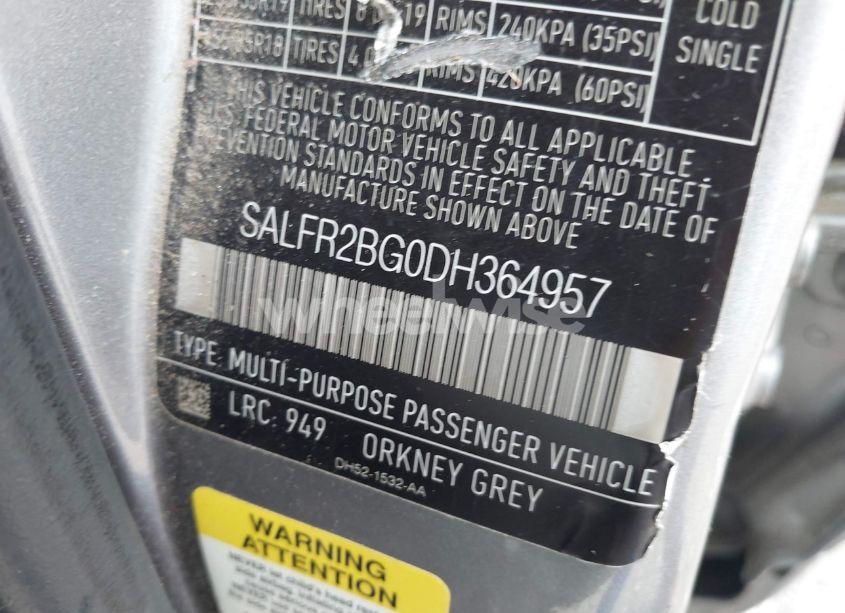 Photo 9 of 2013 Land Rover LR2 (VIN SALFR2BG0DH364957)