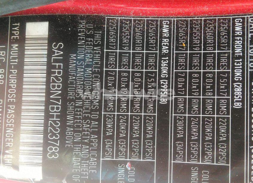 Photo 9 of 2011 Land Rover LR2 (VIN SALFR2BN7BH223783)