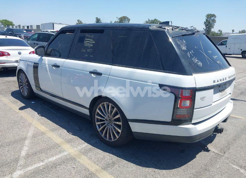 Photo 3 of 2017 Land Rover RANGE ROVER 3.0L V6 SUPERCHARGED (VIN SALGR2FVXHA377114)