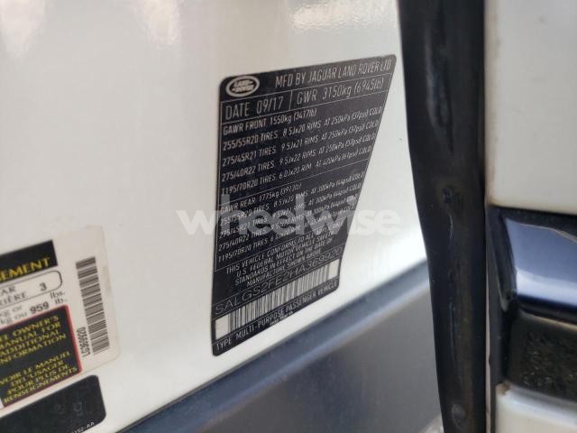 Photo 11 of 2017 LAND ROVER RANGE ROVER SUPERCHARGED N/A (VIN SALGS2FE2HA369920)