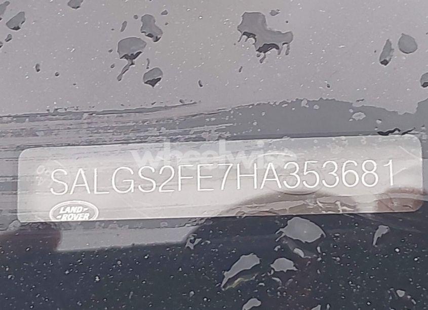 Photo 9 of 2017 Land Rover RANGE ROVER 5.0L V8 SUPERCHARGED (VIN SALGS2FE7HA353681)