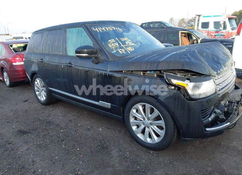 2017 Land Rover RANGE ROVER 3.0L V6 SUPERCHARGED HSE (VIN SALGS2FV0HA375358) main photo