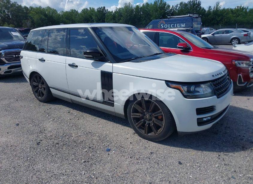 2017 Land Rover RANGE ROVER 3.0L V6 SUPERCHARGED HSE (VIN SALGS2FV0HA376137) main photo