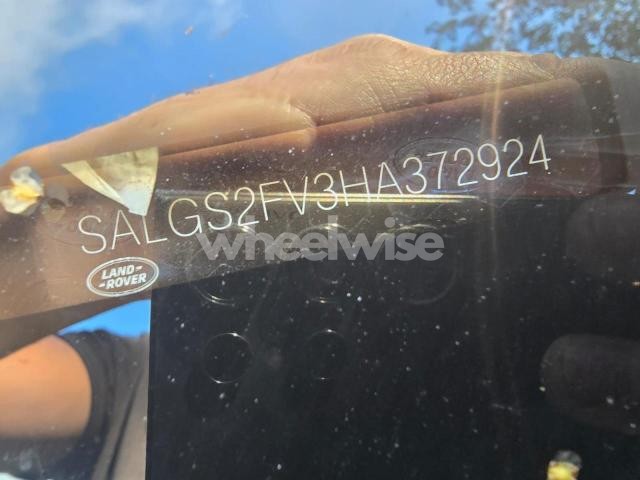 Photo 2 of 2017 LAND ROVER RANGE ROVER HSE (VIN SALGS2FV3HA372924)