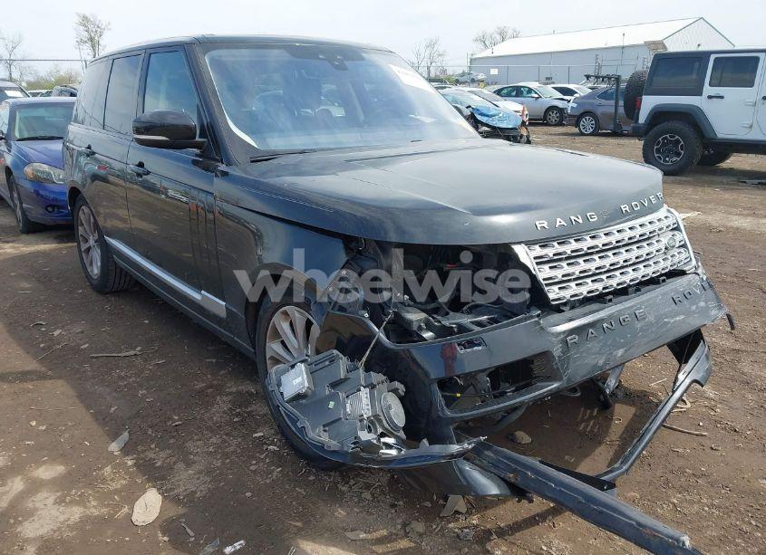 2017 Land Rover RANGE ROVER 3.0L V6 SUPERCHARGED HSE (VIN SALGS2FV3HA377654) main photo