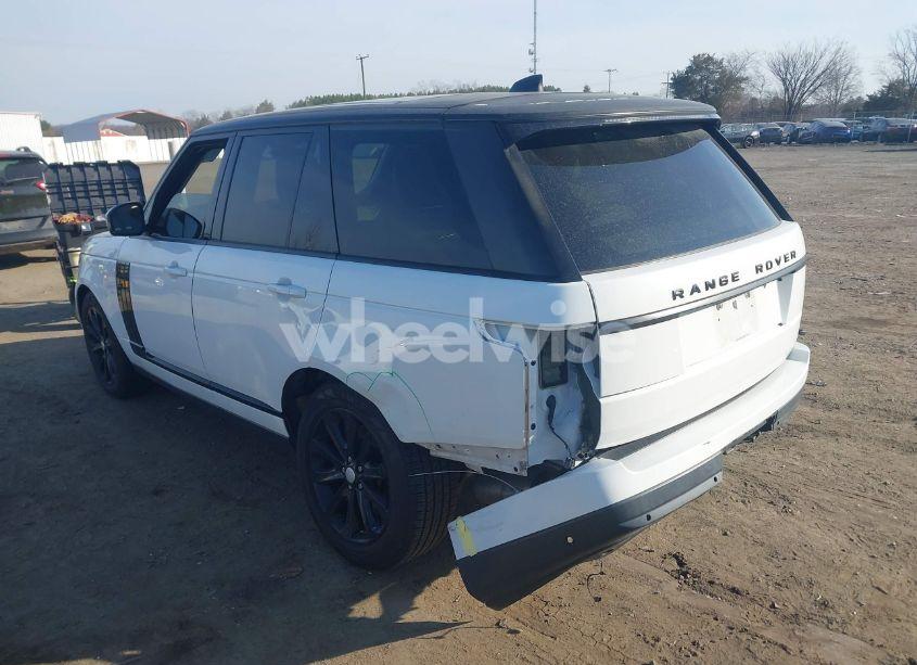 Photo 3 of 2017 Land Rover RANGE ROVER 3.0L V6 SUPERCHARGED HSE (VIN SALGS2FV7HA340803)