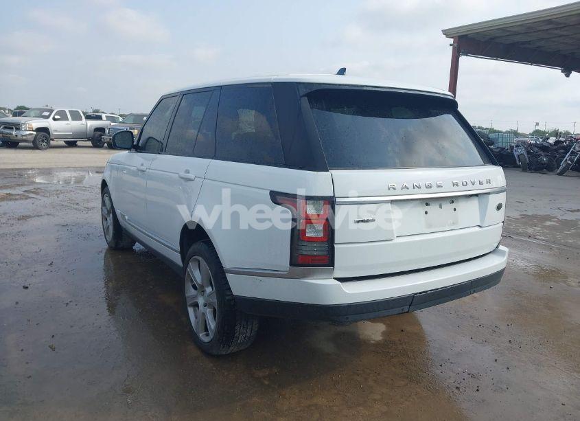 Photo 3 of 2016 Land Rover RANGE ROVER 3.0L V6 TURBOCHARGED DIESEL HSE TD6 (VIN SALGS2KF7GA267218)