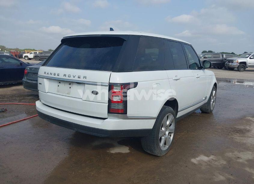 Photo 4 of 2016 Land Rover RANGE ROVER 3.0L V6 TURBOCHARGED DIESEL HSE TD6 (VIN SALGS2KF7GA267218)