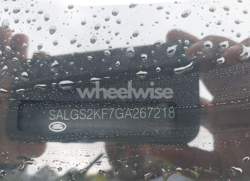 Photo 9 of 2016 Land Rover RANGE ROVER 3.0L V6 TURBOCHARGED DIESEL HSE TD6 (VIN SALGS2KF7GA267218)