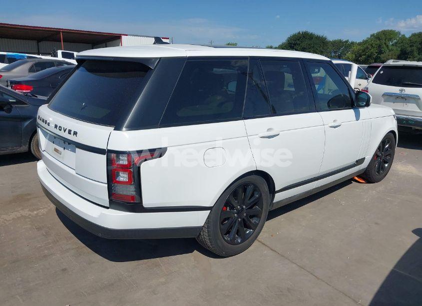 Photo 4 of 2016 Land Rover RANGE ROVER 3.0L V6 SUPERCHARGED HSE (VIN SALGS2PF0GA316798)