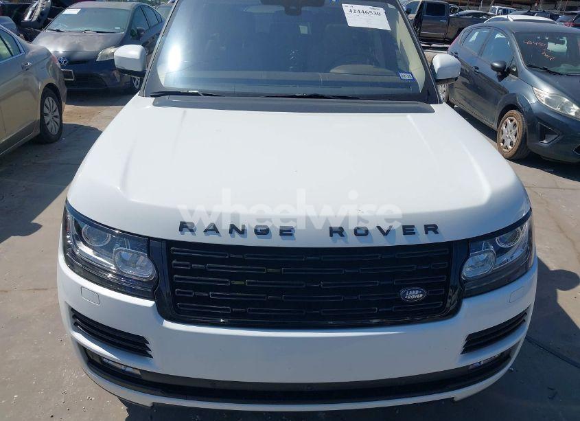 Photo 6 of 2016 Land Rover RANGE ROVER 3.0L V6 SUPERCHARGED HSE (VIN SALGS2PF0GA316798)