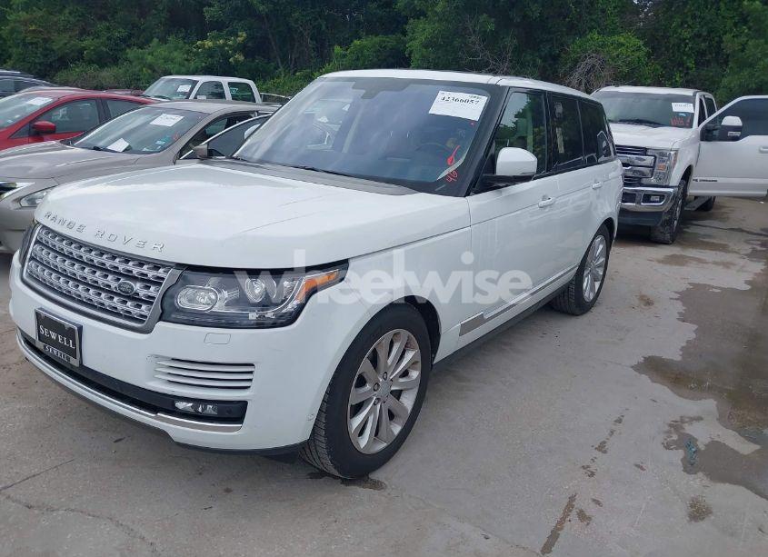 Photo 2 of 2016 Land Rover RANGE ROVER 3.0L V6 SUPERCHARGED HSE (VIN SALGS2PF2GA317810)
