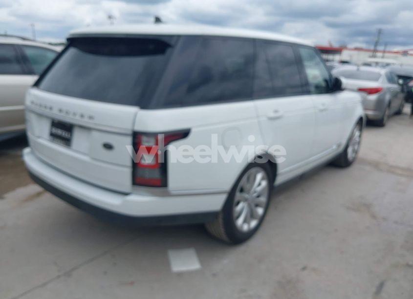 Photo 4 of 2016 Land Rover RANGE ROVER 3.0L V6 SUPERCHARGED HSE (VIN SALGS2PF2GA317810)