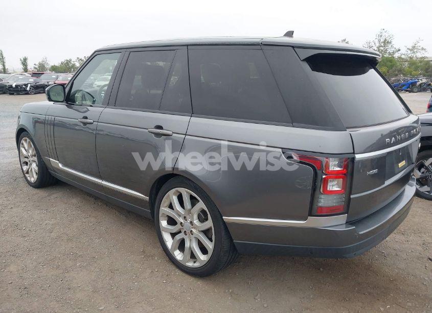Photo 3 of 2016 Land Rover RANGE ROVER 3.0L V6 SUPERCHARGED HSE (VIN SALGS2PF8GA289558)