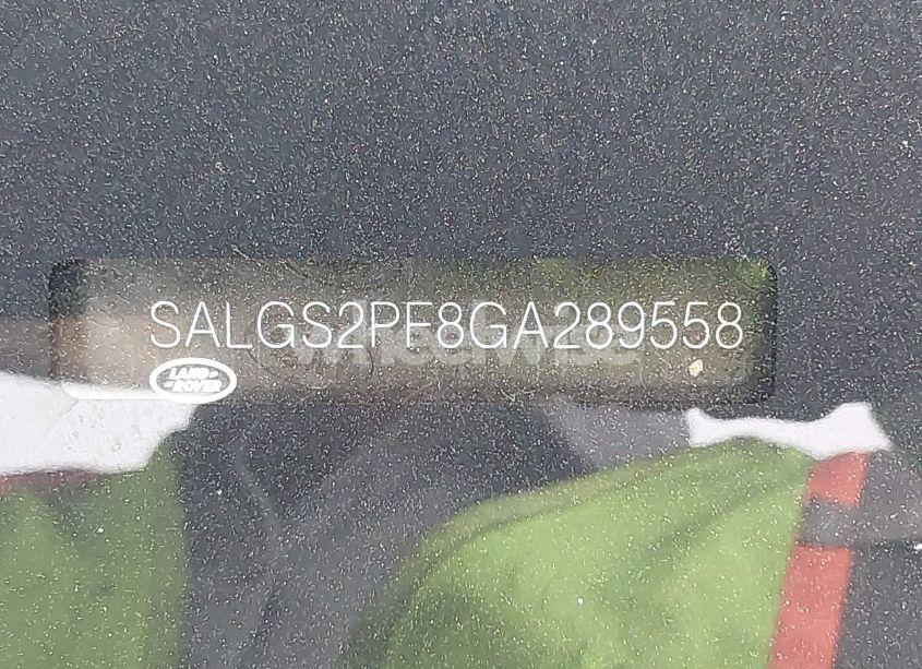 Photo 9 of 2016 Land Rover RANGE ROVER 3.0L V6 SUPERCHARGED HSE (VIN SALGS2PF8GA289558)