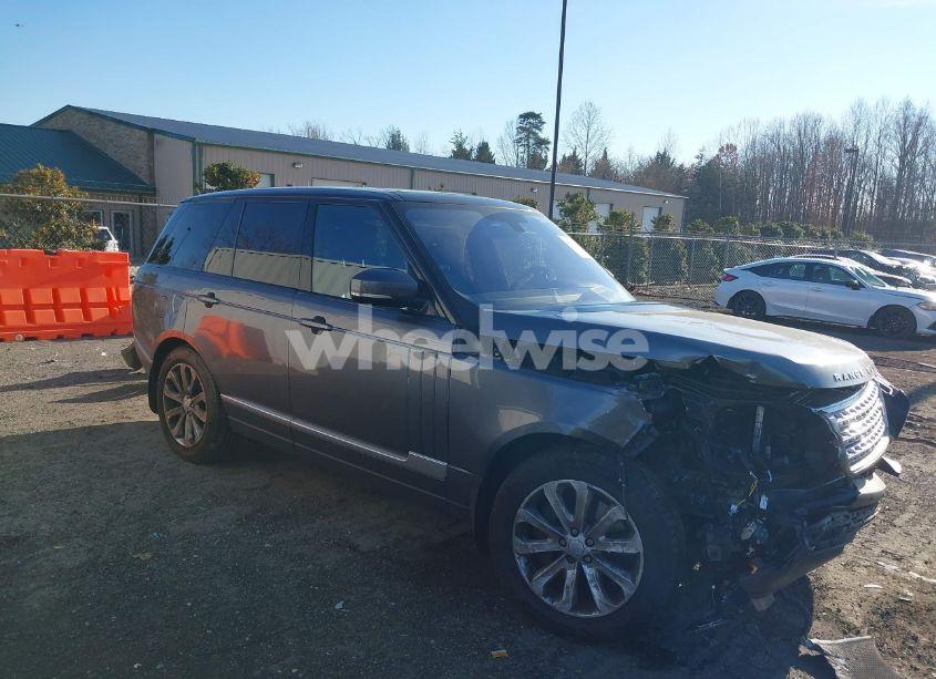 2016 Land Rover RANGE ROVER 3.0L V6 SUPERCHARGED HSE (VIN SALGS2PFXGA308076) main photo