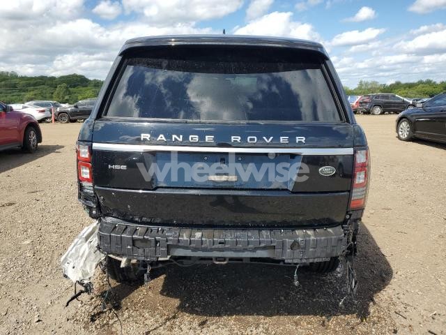 Photo 2 of 2016 LAND ROVER RANGE ROVER HSE (VIN SALGS2PFXGA313357)