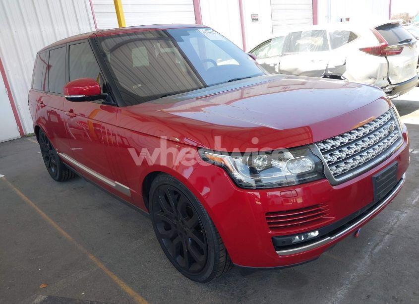 2016 Land Rover RANGE ROVER 3.0L V6 SUPERCHARGED HSE (VIN SALGS2PFXGA316291) main photo