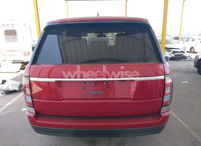 Photo 16 of 2016 Land Rover RANGE ROVER 3.0L V6 SUPERCHARGED HSE (VIN SALGS2PFXGA316291)