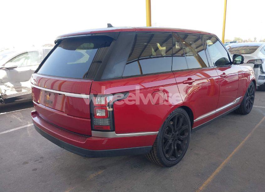 Photo 4 of 2016 Land Rover RANGE ROVER 3.0L V6 SUPERCHARGED HSE (VIN SALGS2PFXGA316291)