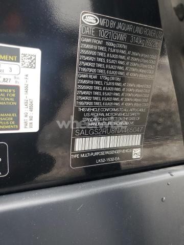 Photo 3 of 2022 LAND ROVER RANGE ROVER HSE WESTMINSTER EDITION (VIN SALGS2RU8NA465047)