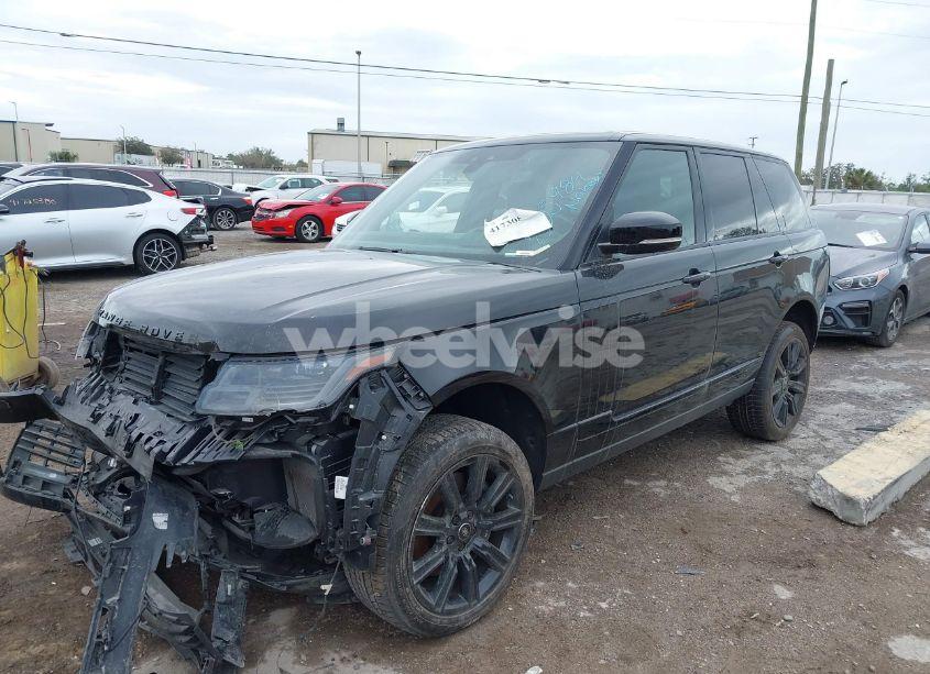 Photo 2 of 2019 Land Rover RANGE ROVER 3.0L V6 SUPERCHARGED HSE (VIN SALGS2SV2KA525984)