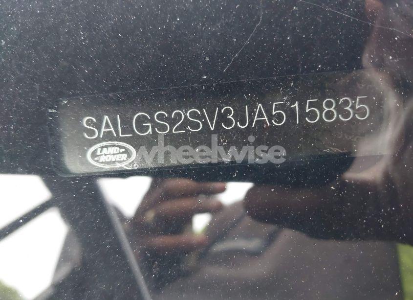 Photo 12 of 2018 Land Rover RANGE ROVER 3.0L V6 SUPERCHARGED HSE (VIN SALGS2SV3JA515835)