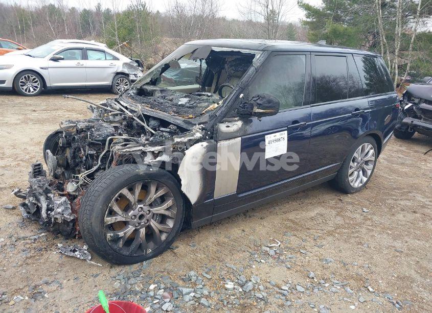 Photo 2 of 2018 Land Rover RANGE ROVER 3.0L V6 SUPERCHARGED HSE (VIN SALGS2SV9JA510154)