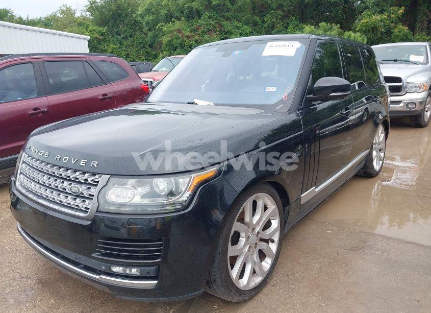 Photo 2 of 2015 Land Rover RANGE ROVER 3.0L V6 SUPERCHARGED HSE (VIN SALGS2VF0FA232420)