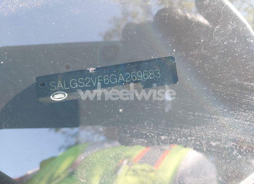 Photo 17 of 2016 Land Rover RANGE ROVER 3.0L V6 SUPERCHARGED HSE (VIN SALGS2VF6GA269683)