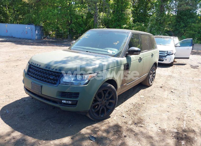 Photo 2 of 2016 Land Rover RANGE ROVER 3.0L V6 SUPERCHARGED HSE (VIN SALGS2VF6GA269683)