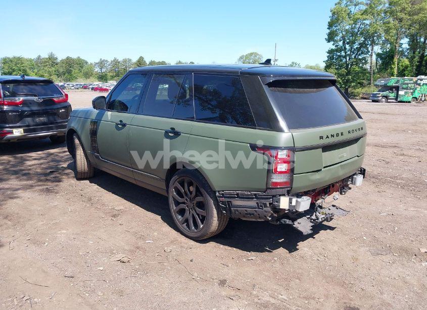 Photo 3 of 2016 Land Rover RANGE ROVER 3.0L V6 SUPERCHARGED HSE (VIN SALGS2VF6GA269683)