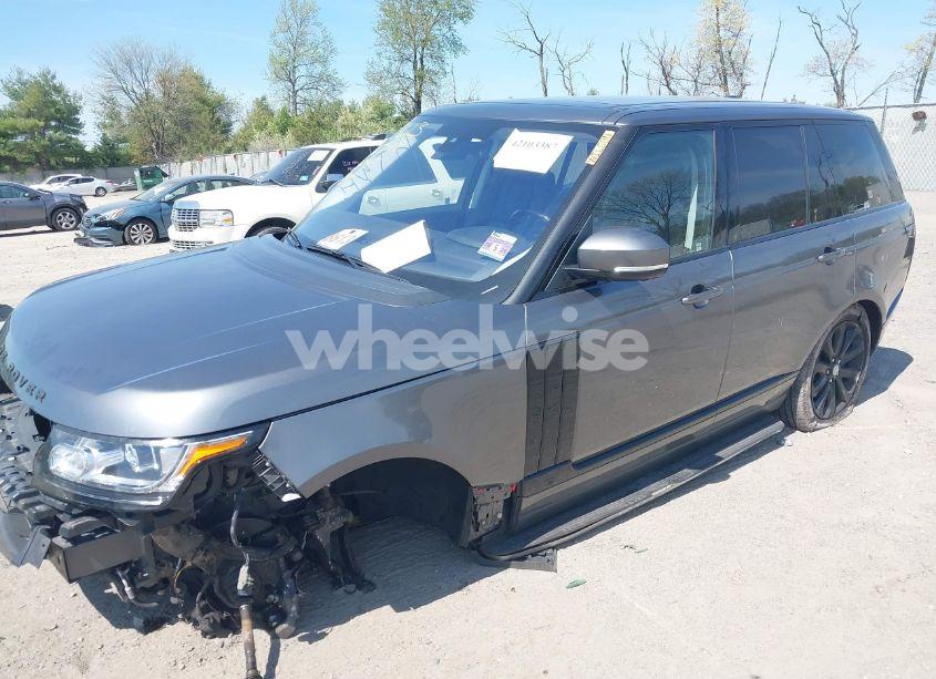 Photo 2 of 2015 Land Rover RANGE ROVER 3.0L V6 SUPERCHARGED HSE (VIN SALGS2VF7FA231099)