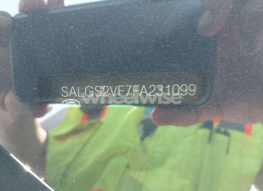 Photo 9 of 2015 Land Rover RANGE ROVER 3.0L V6 SUPERCHARGED HSE (VIN SALGS2VF7FA231099)