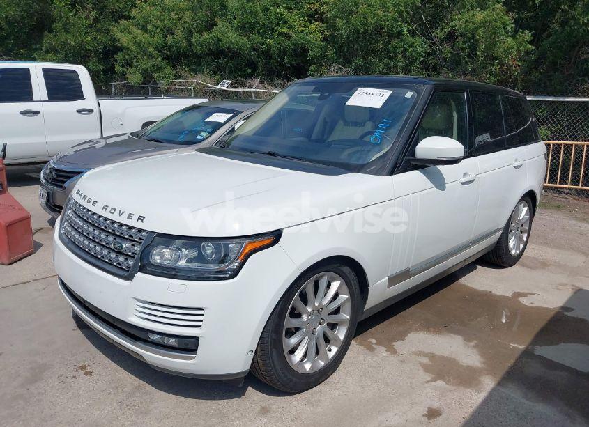 Photo 2 of 2016 Land Rover RANGE ROVER 3.0L V6 SUPERCHARGED HSE (VIN SALGS2VF9GA267314)
