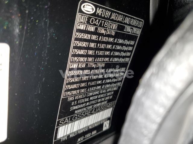 Photo 13 of 2018 LAND ROVER RANGE ROVER SUPERCHARGED N/A (VIN SALGS5RE4JA503491)